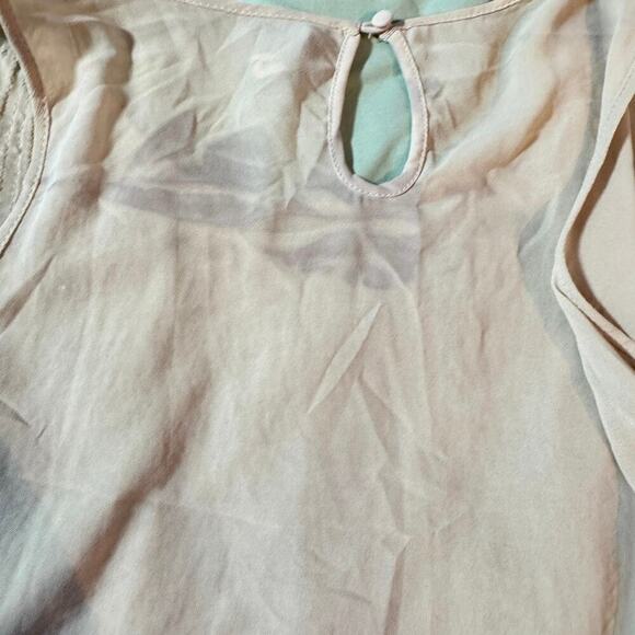 Paper Crane Anthropologie Women's sz Large Vintage Style Crop Sleeveless Beaded - Picture 10 of 10